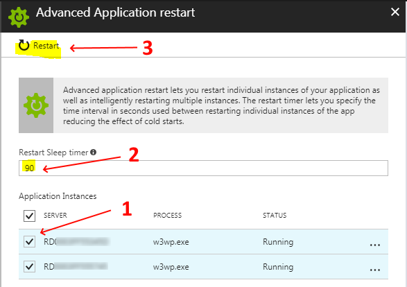 Advanced Application Restart