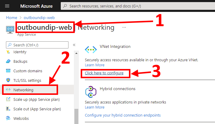 Web App Networking